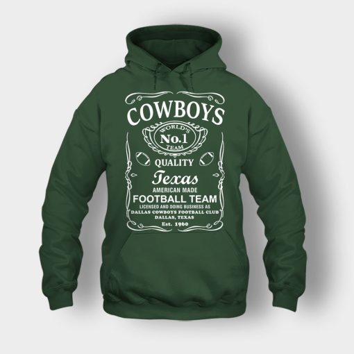 Cowboys-Dallas-Whiskey-Graphic-DAL-Cotton-JD-Whisky-1960-Unisex-Hoodie-Forest