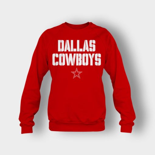 DALLAS-COWBOYS-Authentic-Apparel-NWT-NFL-Crewneck-Sweatshirt-Red