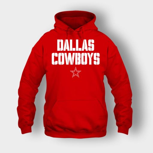 DALLAS-COWBOYS-Authentic-Apparel-NWT-NFL-Unisex-Hoodie-Red
