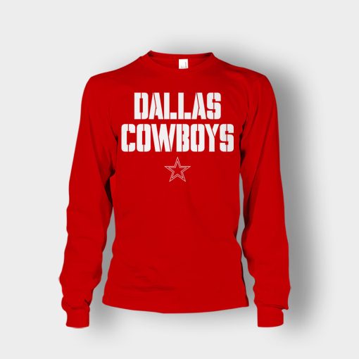 DALLAS-COWBOYS-Authentic-Apparel-NWT-NFL-Unisex-Long-Sleeve-Red