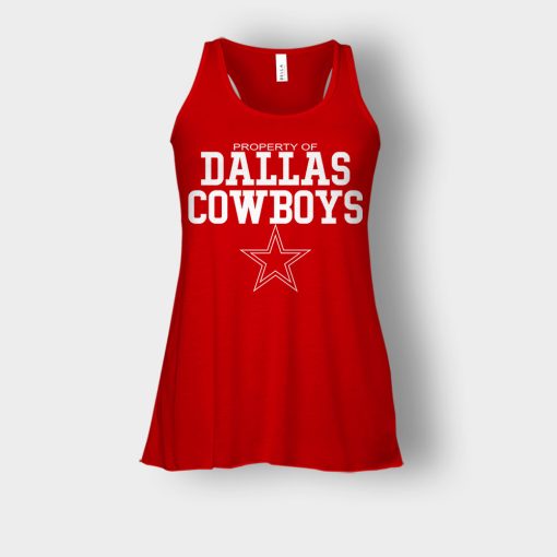 DALLAS-COWBOYS-JERSEY-AUTHENTIC-Bella-Womens-Flowy-Tank-Red