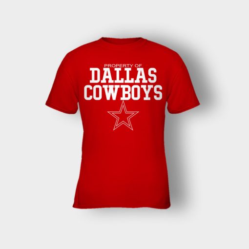DALLAS-COWBOYS-JERSEY-AUTHENTIC-Kids-T-Shirt-Red