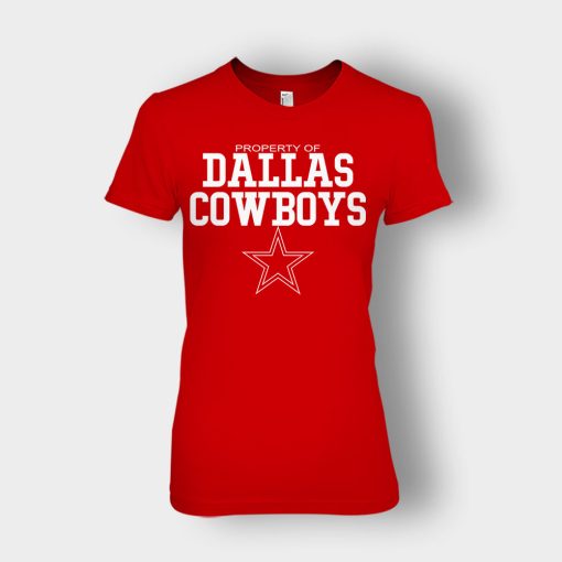 DALLAS-COWBOYS-JERSEY-AUTHENTIC-Ladies-T-Shirt-Red