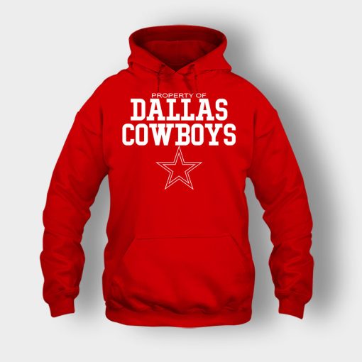 DALLAS-COWBOYS-JERSEY-AUTHENTIC-Unisex-Hoodie-Red