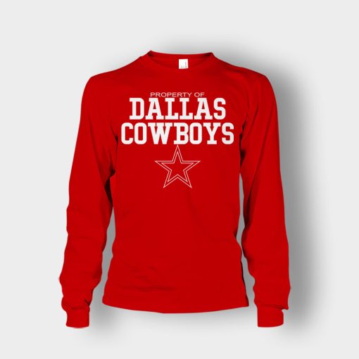DALLAS-COWBOYS-JERSEY-AUTHENTIC-Unisex-Long-Sleeve-Red