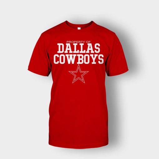 DALLAS-COWBOYS-JERSEY-AUTHENTIC-Unisex-T-Shirt-Red