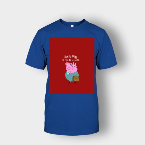 Daddy-Pig-Peppa-Pig-Graphic-Unisex-T-Shirt-Royal