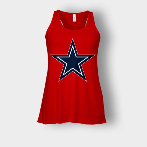 Dallas-Cowboys-Logo-Bella-Womens-Flowy-Tank-Red