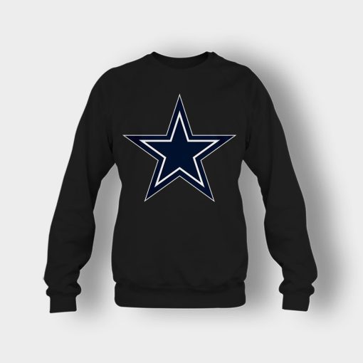 Dallas-Cowboys-Logo-Crewneck-Sweatshirt-Black