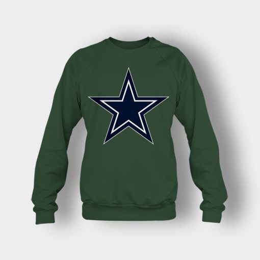 Dallas-Cowboys-Logo-Crewneck-Sweatshirt-Forest