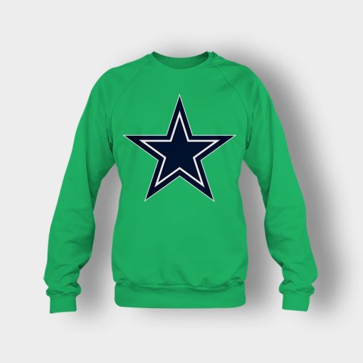 Dallas-Cowboys-Logo-Crewneck-Sweatshirt-Irish-Green