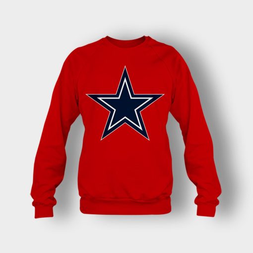 Dallas-Cowboys-Logo-Crewneck-Sweatshirt-Red