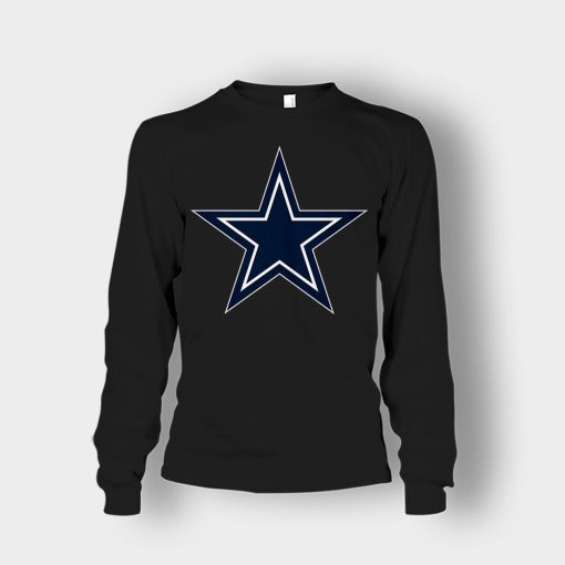 Dallas-Cowboys-Logo-Unisex-Long-Sleeve-Black