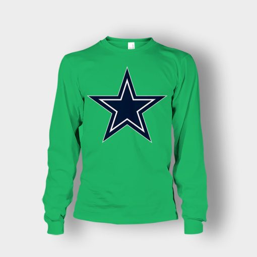 Dallas-Cowboys-Logo-Unisex-Long-Sleeve-Irish-Green