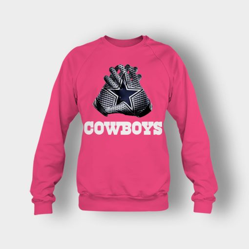 Dallas-Cowboys-NFL-Gloves-Design-Crewneck-Sweatshirt-Heliconia