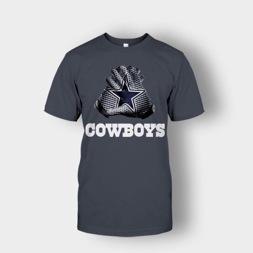 Dallas-Cowboys-NFL-Gloves-Design-Unisex-T-Shirt-Dark-Heather