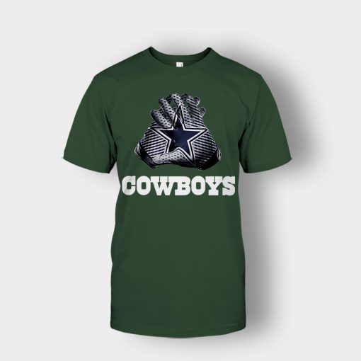 Dallas-Cowboys-NFL-Gloves-Design-Unisex-T-Shirt-Forest
