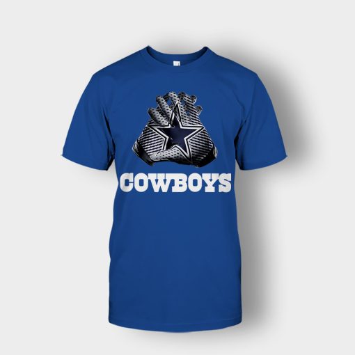 Dallas-Cowboys-NFL-Gloves-Design-Unisex-T-Shirt-Royal