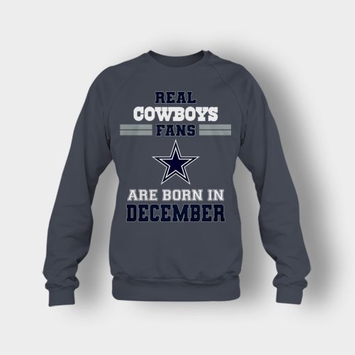 December-Birthday-Dallas-Cowboys-Fan-Crewneck-Sweatshirt-Dark-Heather