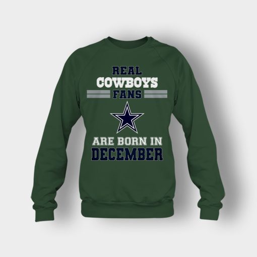 December-Birthday-Dallas-Cowboys-Fan-Crewneck-Sweatshirt-Forest