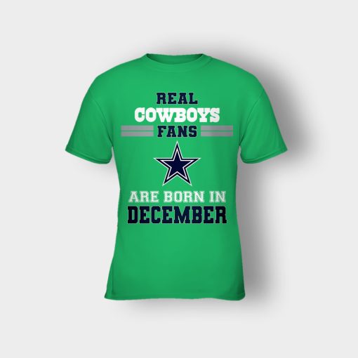 December-Birthday-Dallas-Cowboys-Fan-Kids-T-Shirt-Irish-Green