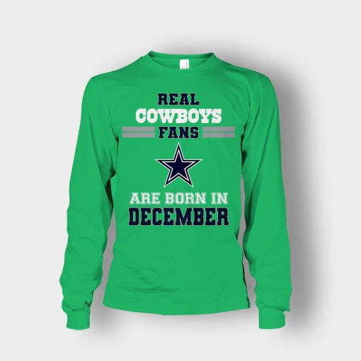 December-Birthday-Dallas-Cowboys-Fan-Unisex-Long-Sleeve-Irish-Green