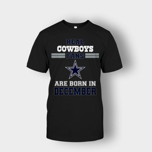 December-Birthday-Dallas-Cowboys-Fan-Unisex-T-Shirt-Black