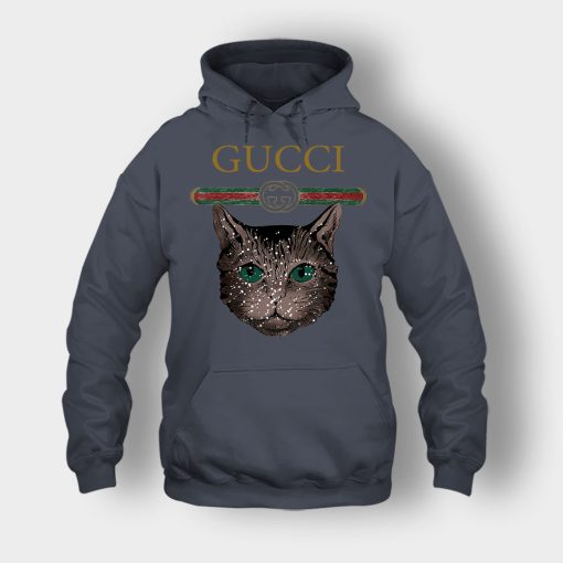 Designer-Inspired-Gucci-Cat-Unisex-Hoodie-Dark-Heather