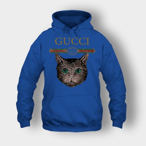 Designer-Inspired-Gucci-Cat-Unisex-Hoodie-Royal