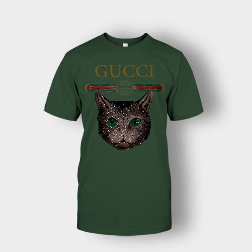 Designer-Inspired-Gucci-Cat-Unisex-T-Shirt-Forest