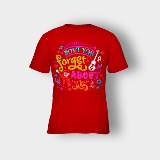Dont-You-Forget-About-Me-Coco-Inspired-Day-Of-The-Dead-Kids-T-Shirt-Red