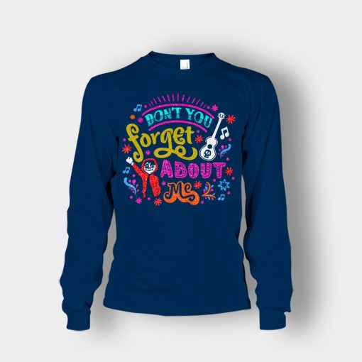 Dont-You-Forget-About-Me-Coco-Inspired-Day-Of-The-Dead-Unisex-Long-Sleeve-Navy