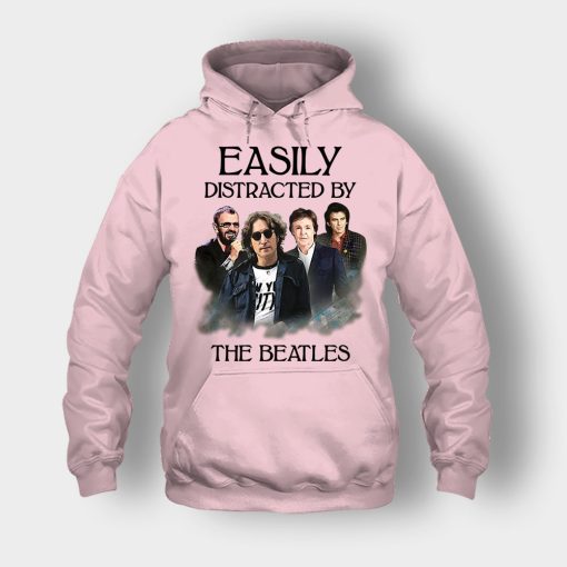Easily-Distracted-by-The-Beatles-Unisex-Hoodie-Light-Pink