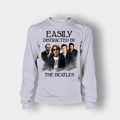 Easily-Distracted-by-The-Beatles-Unisex-Long-Sleeve-Sport-Grey