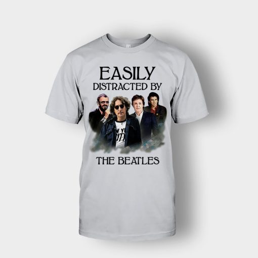 Easily-Distracted-by-The-Beatles-Unisex-T-Shirt-Ash