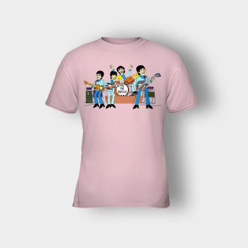 English-rock-band-The-Beatles-Kids-T-Shirt-Light-Pink