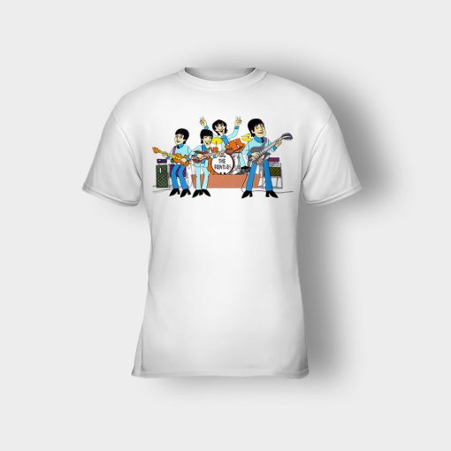 English-rock-band-The-Beatles-Kids-T-Shirt-White