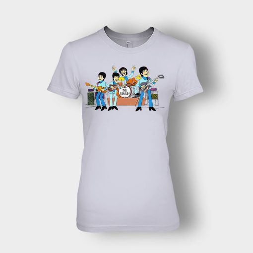 English-rock-band-The-Beatles-Ladies-T-Shirt-Sport-Grey