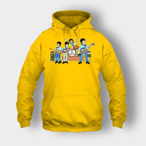 English-rock-band-The-Beatles-Unisex-Hoodie-Gold