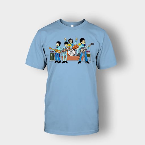 English-rock-band-The-Beatles-Unisex-T-Shirt-Light-Blue