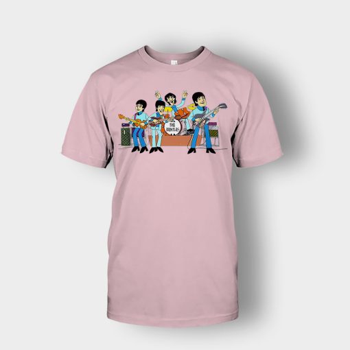 English-rock-band-The-Beatles-Unisex-T-Shirt-Light-Pink