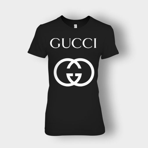 Fashion-Gucci-Art-Ladies-T-Shirt-Black