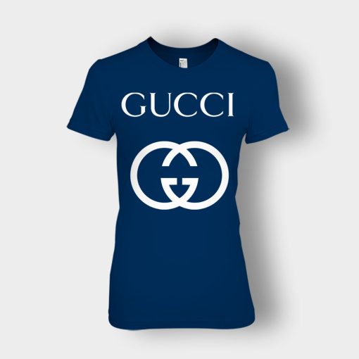 Fashion-Gucci-Art-Ladies-T-Shirt-Navy