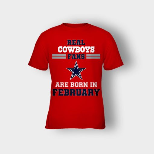 February-Birthday-Dallas-Cowboys-Fan-Kids-T-Shirt-Red
