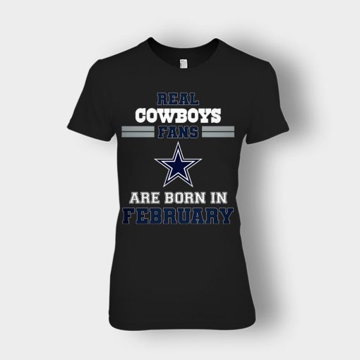 February-Birthday-Dallas-Cowboys-Fan-Ladies-T-Shirt-Black