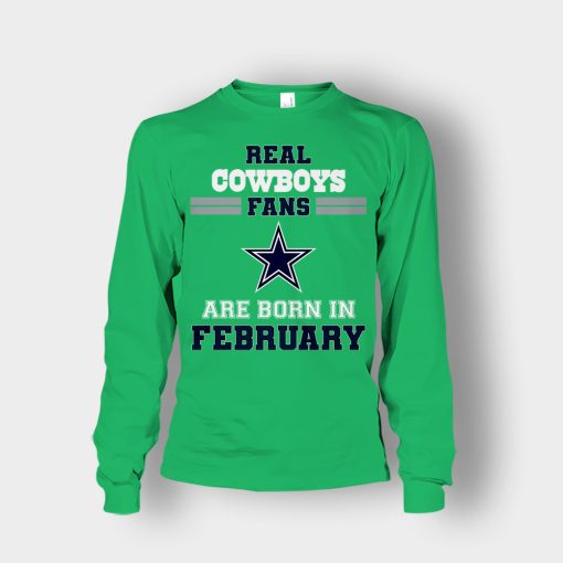 February-Birthday-Dallas-Cowboys-Fan-Unisex-Long-Sleeve-Irish-Green