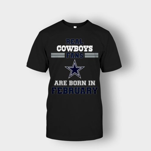 February-Birthday-Dallas-Cowboys-Fan-Unisex-T-Shirt-Black