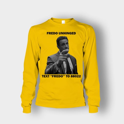 Fredo-Unhinged-Chris-Cuomo-Unisex-Long-Sleeve-Gold