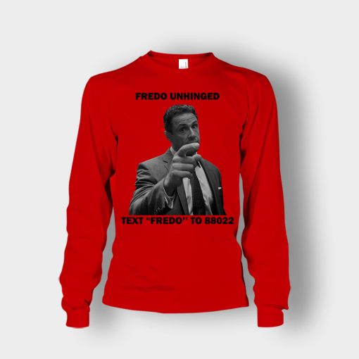 Fredo-Unhinged-Chris-Cuomo-Unisex-Long-Sleeve-Red