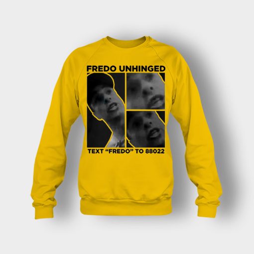 Fredo-Unhinged-Crewneck-Sweatshirt-Gold